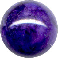 Semi-precious Beads: Fossil Purple 8mm